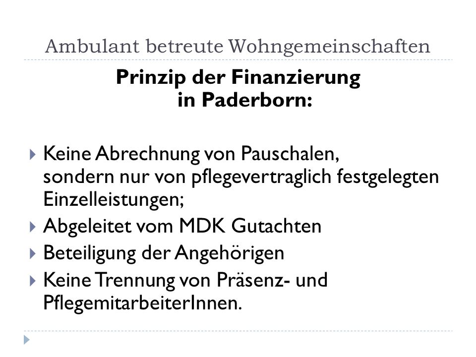 finanzierung ambulant betreute wohngemeinschaften Finanzierung ambulant betreute wohngemeinschaften